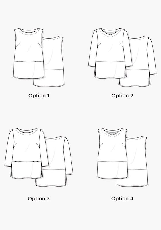Grainline - Uniform Tunic - Various Sizes